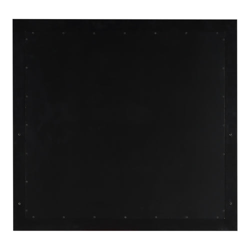 Fairfax Solid Wood And Oak Veneer Frame Mirror in Black