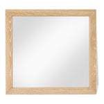 Fairfax Solid Wood And Oak Veneer Frame Mirror in Natural