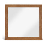 Fairfax Solid Wood And Oak Veneer Frame Mirror in Walnut