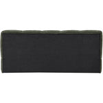 Carlin Chenille Fabric Upholstered Queen Bed (3 Boxes) in Olive