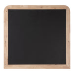 Fluted Solid Wood And Oak Veneer Mirror in Natural