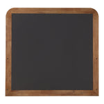 Fluted Solid Wood And Oak Veneer Mirror in Walnut