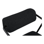Carly Boucle Fabric Upholstered Accent Chair in Black