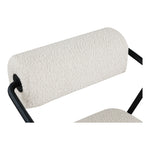 Carly Boucle Fabric Upholstered Accent Chair in Cream