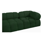 Ames 68" Boucle Fabric Upholstered 2pc. Modular Loveseat in Green