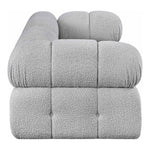 Ames 68" Boucle Fabric Upholstered 2pc. Modular Loveseat in Grey