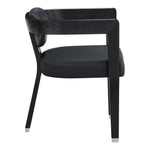 Carlyle Vegan Leather Upholstered Dining Chair in Black