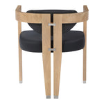 Carlyle Vegan Leather Upholstered Dining Chair in Black