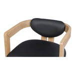 Carlyle Vegan Leather Upholstered Dining Chair in Black