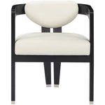 Carlyle Vegan Leather Upholstered Dining Chair in Cream