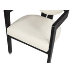 Carlyle Vegan Leather Upholstered Dining Chair in Cream