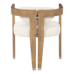 Carlyle Vegan Leather Upholstered Dining Chair in Cream