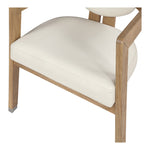 Carlyle Vegan Leather Upholstered Dining Chair in Cream