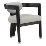 Carlyle Vegan Leather Upholstered Dining Chair in Grey