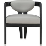 Carlyle Vegan Leather Upholstered Dining Chair in Grey