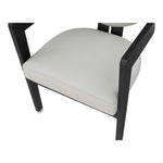 Carlyle Vegan Leather Upholstered Dining Chair in Grey