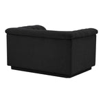 Cascade Boucle Fabric Upholstered Chair in Black