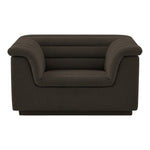 Cascade Boucle Fabric Upholstered Chair in Brown