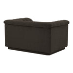Cascade Boucle Fabric Upholstered Chair in Brown