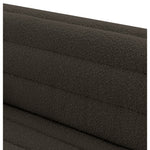 Cascade Boucle Fabric Upholstered Chair in Brown