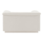 Cascade Boucle Fabric Upholstered Chair in Cream
