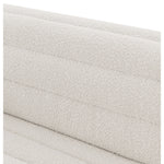 Cascade Boucle Fabric Upholstered Chair in Cream