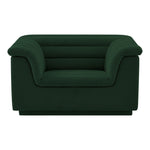 Cascade Boucle Fabric Upholstered Chair in Green