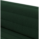 Cascade Boucle Fabric Upholstered Chair in Green