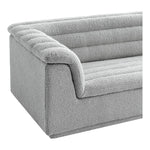 Cascade Boucle Fabric Upholstered Chair in Grey