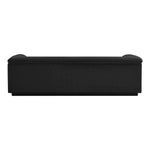 Cascade 94" Boucle Fabric Upholstered Sofa in Black