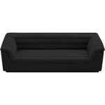 Cascade 94" Boucle Fabric Upholstered Sofa in Black