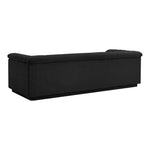 Cascade 94" Boucle Fabric Upholstered Sofa in Black