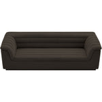 Cascade 94" Boucle Fabric Upholstered Sofa in Brown