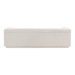 Cascade 94" Boucle Fabric Upholstered Sofa in Cream