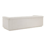 Cascade 94" Boucle Fabric Upholstered Sofa in Cream
