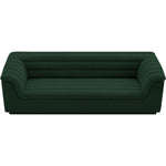 Cascade 94" Boucle Fabric Upholstered Sofa in Green
