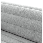 Cascade 94" Boucle Fabric Upholstered Sofa in Grey