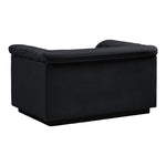 Cascade Velvet Upholstered Chair in Black