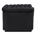 Cascade Velvet Upholstered Chair in Black