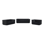 Cascade Velvet Upholstered Chair in Black