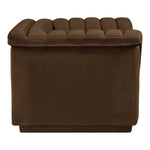 Cascade Velvet Upholstered Chair in Brown
