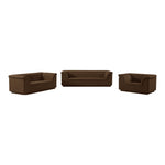 Cascade Velvet Upholstered Chair in Brown