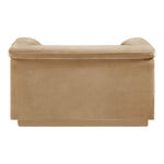 Cascade Velvet Upholstered Chair in Camel