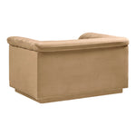 Cascade Velvet Upholstered Chair in Camel