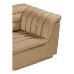 Cascade Velvet Upholstered Chair in Camel