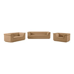 Cascade Velvet Upholstered Chair in Camel