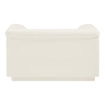 Cascade Velvet Upholstered Chair in Cream