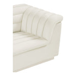 Cascade Velvet Upholstered Chair in Cream