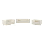 Cascade Velvet Upholstered Chair in Cream