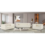 Cascade Velvet Upholstered Chair in Cream